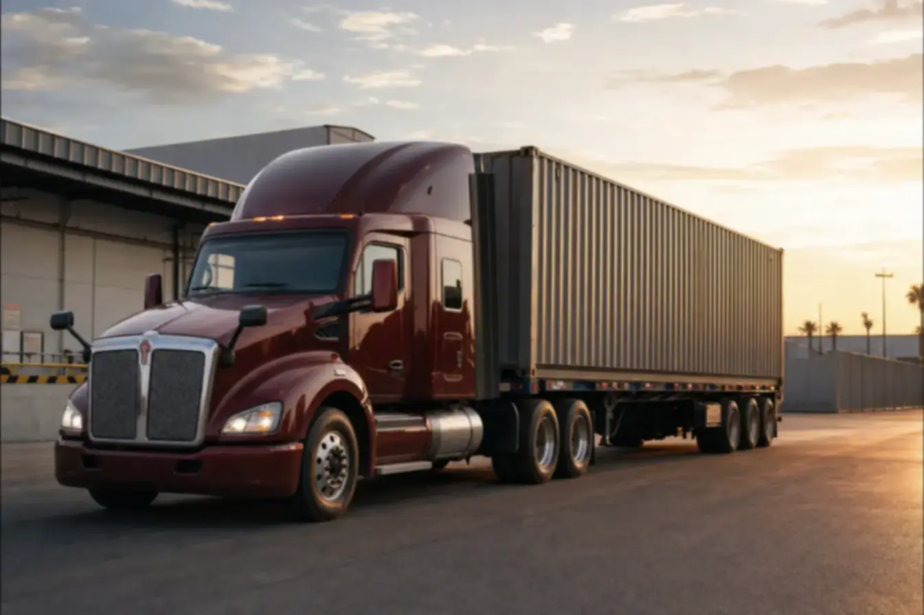 Chasis porta contenedor de Heredia Transport Inc.